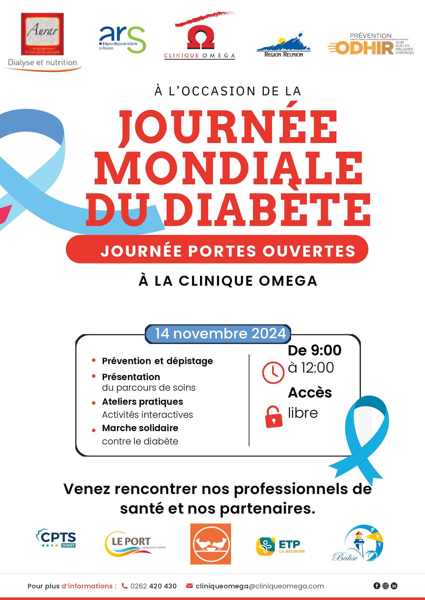 Journée mondiale du Diabète : Journée portes ouvertes à la clinique ...
